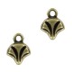 Cymbal ™ DQ metal ending Modestos for Ginko beads - Antique bronze